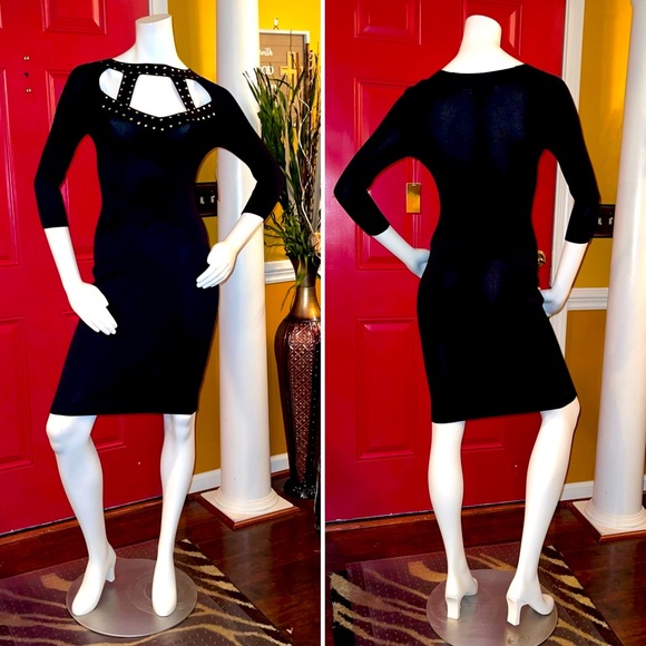 Cutout Bodycon Sweater Dress - Picture 7 of 7